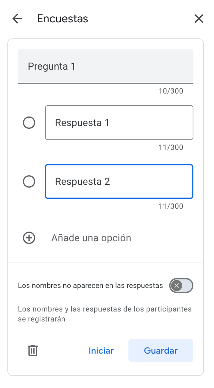 Formulario de encuesta