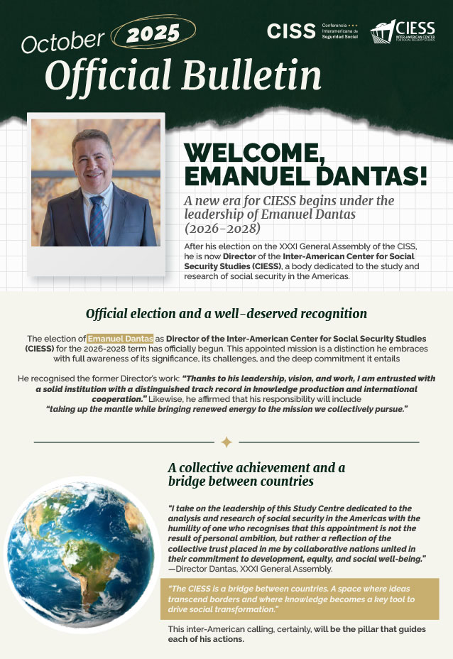 Cover of the CIESS Official Bulletin